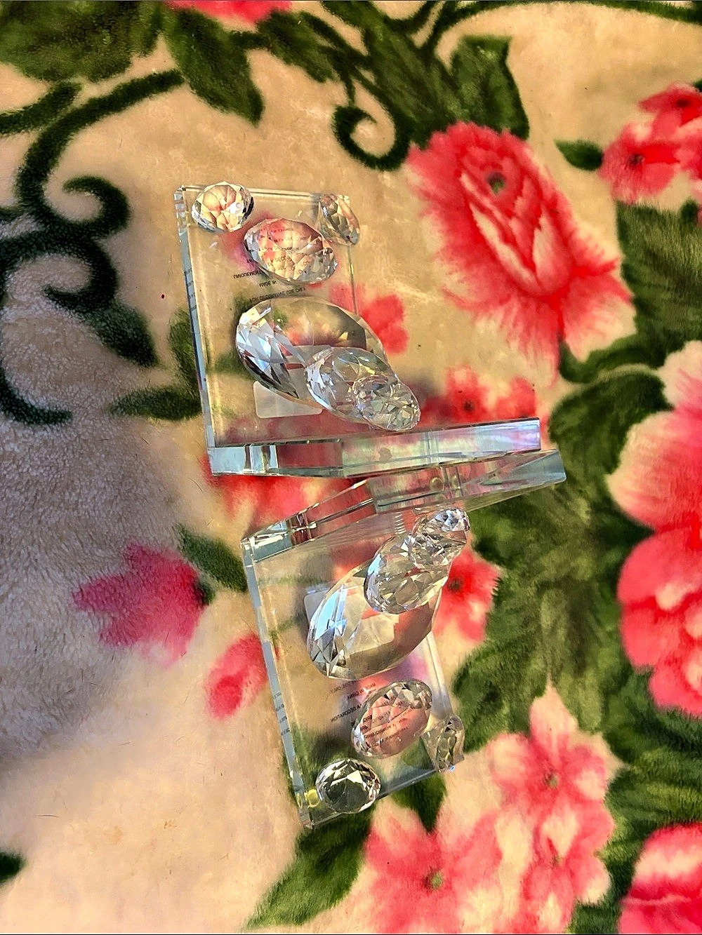 Crystal Decor Display Set, Clear & Silver - Picture 3 of 5